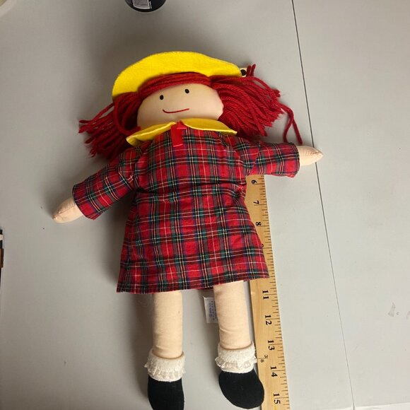 Vintage Eden 1994 Maeline Soft Toy Rag Doll Hat Plush Girl 15" - Picture 6 of 6